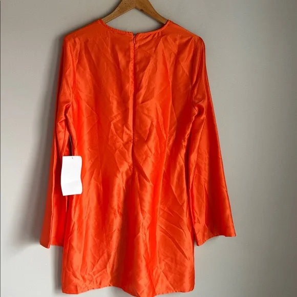 NEW Never Fully Dressed Orange Genesis Mini Dress 12 - Picture 4 of 12